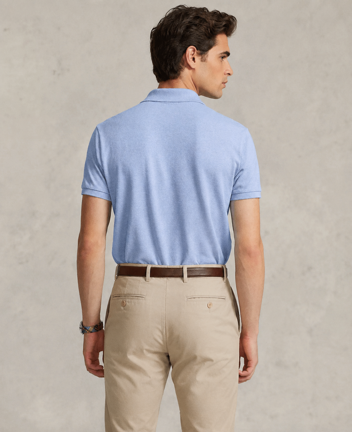 Polo Ralph Lauren mesh polo (Light Blue)