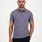 Alfani Alfatech Stretch Solid Polo Shirt (Created for Macy's) (Oxford Heather)