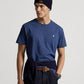 Polo Ralph Lauren Classic Fit Crew Neck T-Shirt (Derby Blue Heather)
