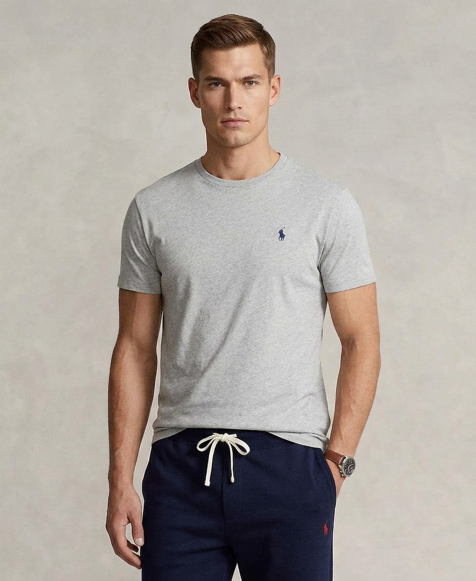 Polo Ralph Lauren Classic Fit Crew Neck T-Shirt (Taylor Heather)