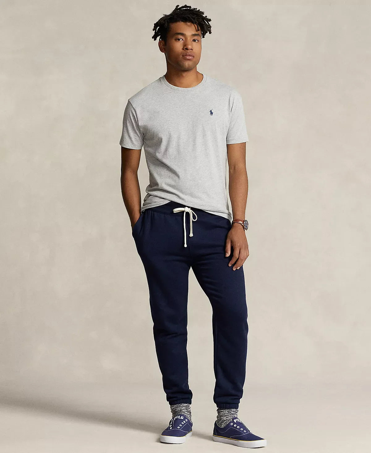 Polo Ralph Lauren Classic Fit Crew Neck T-Shirt (Taylor Heather)
