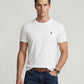 Polo Ralph Lauren Classic Fit Crew Neck T-Shirt (White)