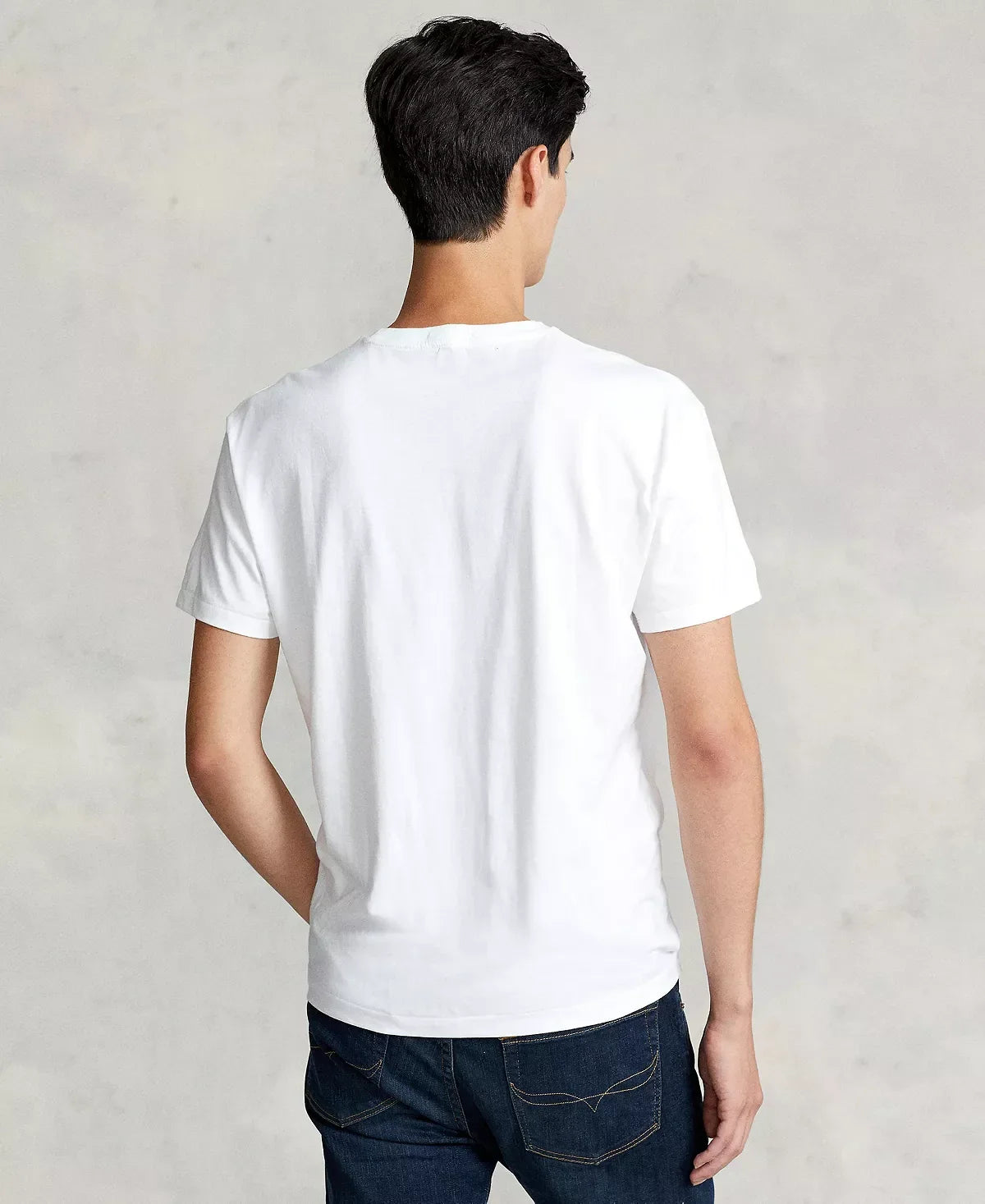 Polo Ralph Lauren Classic Fit Crew Neck T-Shirt (White)
