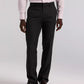 Perry Ellis Portfolio Modern Fit Stretch Solid Resolution Pants (Black Check Pattern)