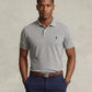 Polo Ralph Lauren Custom Slim Fit Mesh Polo (Canterbury Heather)