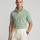 Polo Ralph Lauren Custom Slim Fit Mesh Polo (Light Green)
