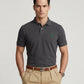 Polo Ralph Lauren Custom Slim Fit Mesh Polo (Medium Flannel Heather)