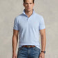 Polo Ralph Lauren Custom Slim Fit Mesh Polo (Pebble Blue)