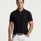 Polo Ralph Lauren Custom Slim Fit Mesh Polo (Polo Black)