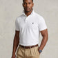 Polo Ralph Lauren Custom Slim Fit Mesh Polo (White)