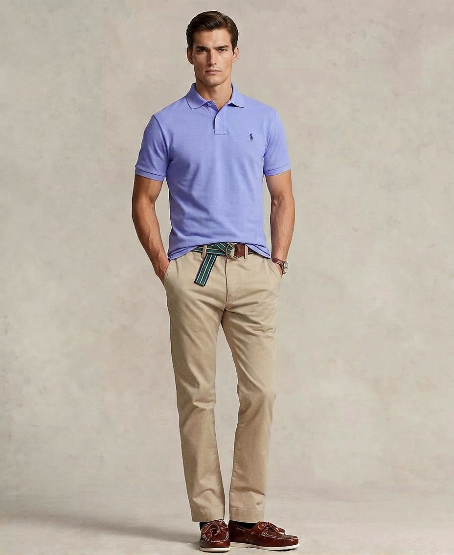 Polo Ralph Lauren Slim Fit Stretch Chino Pants (Khaki Tan)