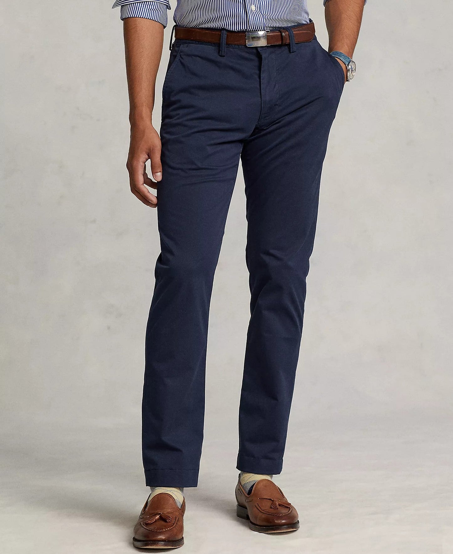 Polo Ralph Lauren Slim Fit Stretch Chino Pants (Nautical Ink)