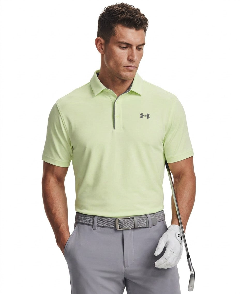 Under Armour Tech Polo T-Shirt (Fade Green Pitch Gray)