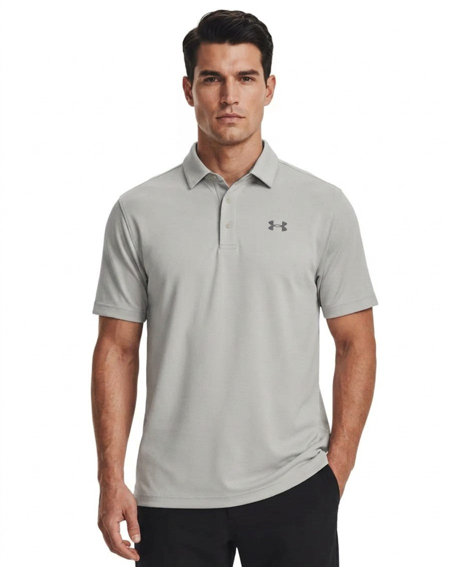 Under Armour Tech Polo T-Shirt (Titanium Pitch Gray)