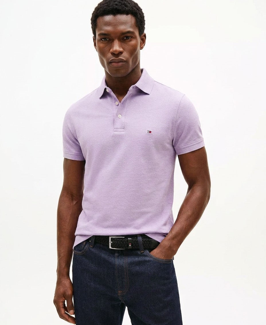 Tommy Hilfiger 1985 Slim Fit Polo Shirt (Lavender Heather)