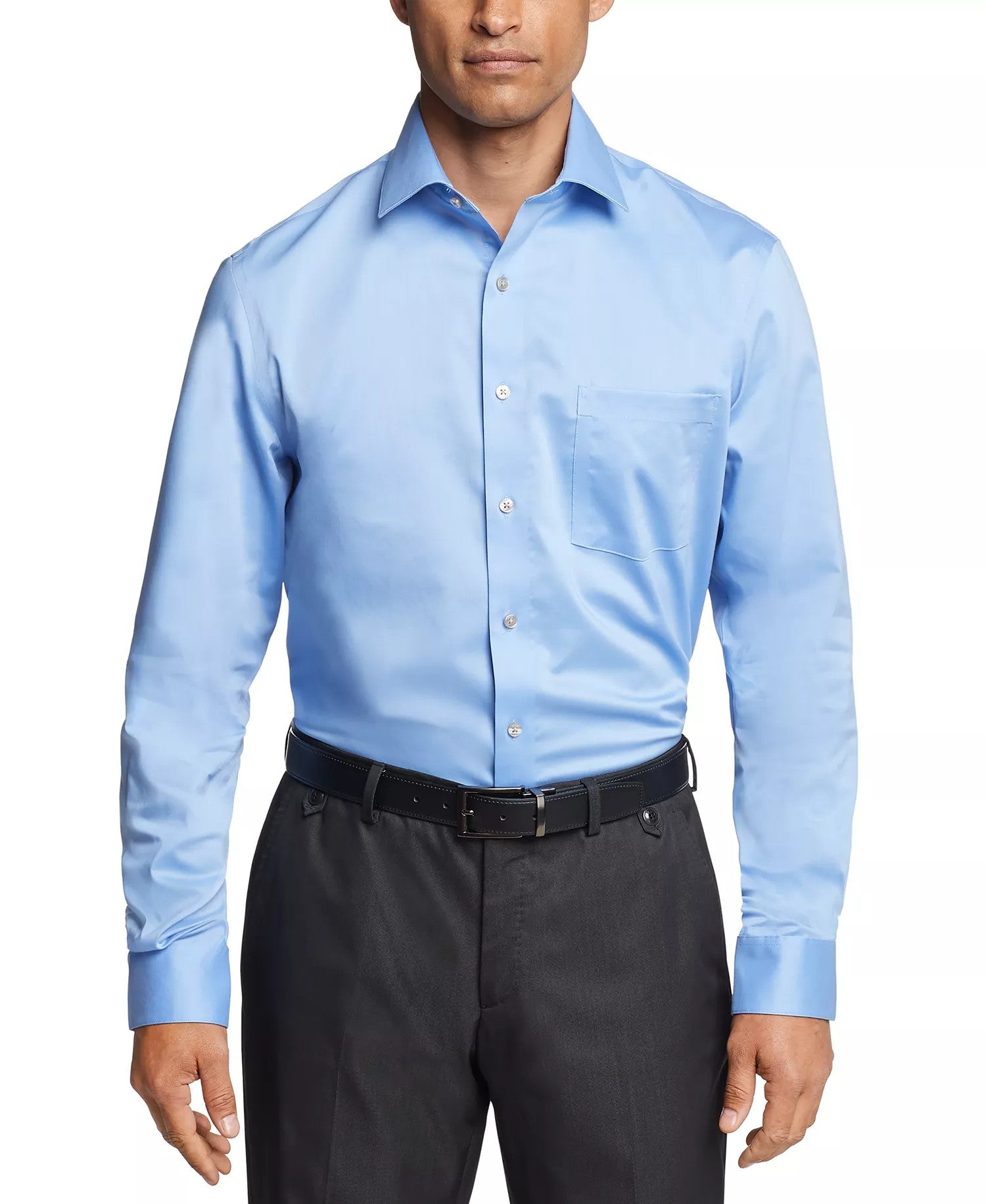 Van Heusen Regular Fit Ultraflex Dress Shirt (Blue Frost)