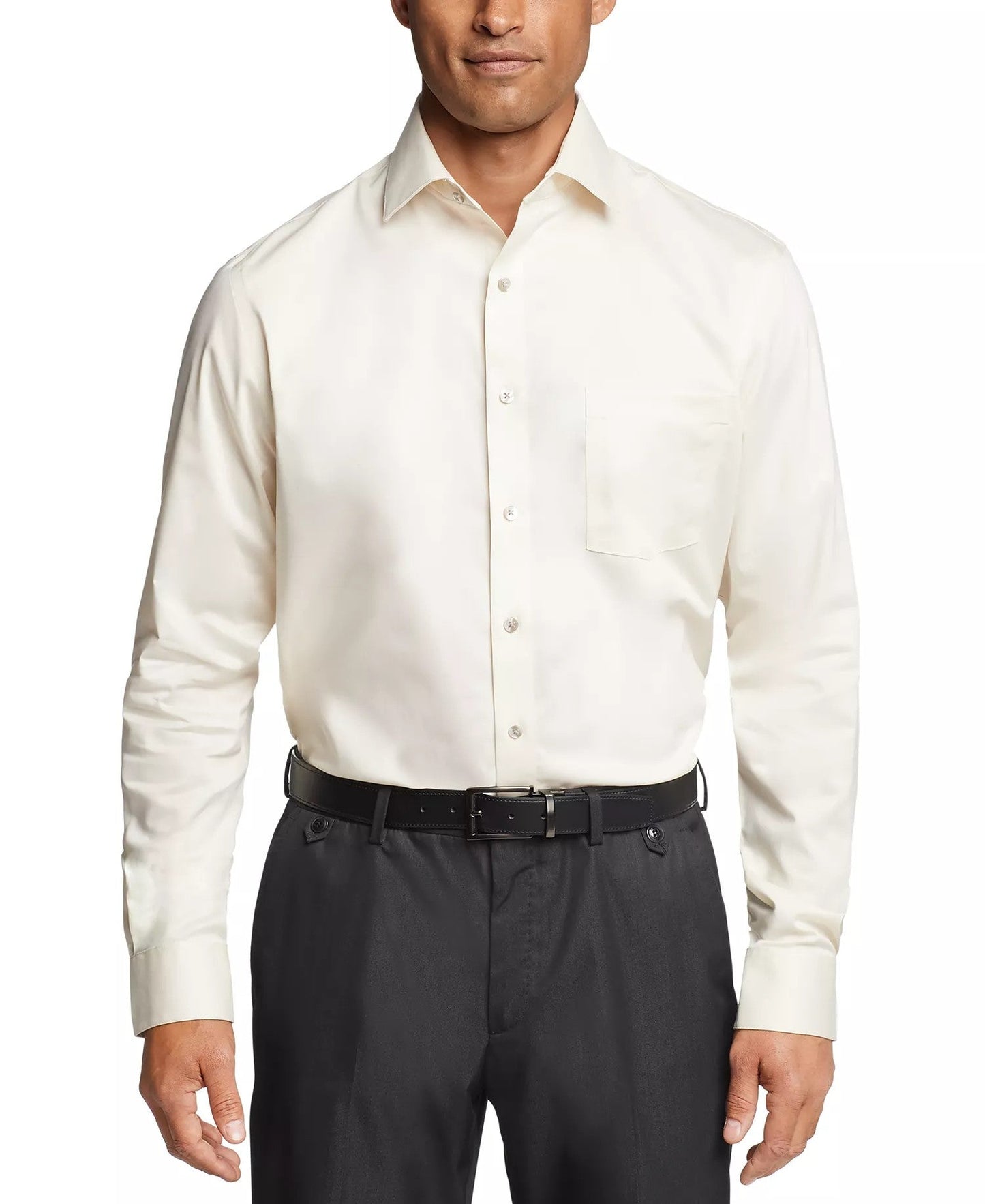 Van Heusen Regular Fit Ultraflex Dress Shirt (Canvas)
