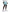 Under Armour Moisture Wicking Logo Print 8 1 4 Tech Shorts (Blue Haze Black)