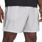 Under Armour Moisture Wicking Logo Print 8 1 4 Tech Shorts (Distant Gray Black)