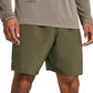 Under Armour Moisture Wicking Logo Print 8 1 4 Tech Shorts (Marine Od Green Black)