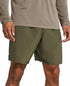 Under Armour Moisture Wicking Logo Print 8 1 4 Tech Shorts (Marine Od Green Black)