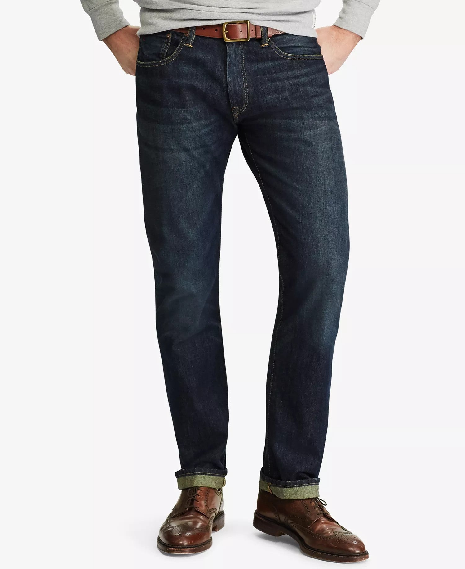 Polo Ralph Lauren Hampton Relaxed Straight Jeans (Lightweight Morris Blue)