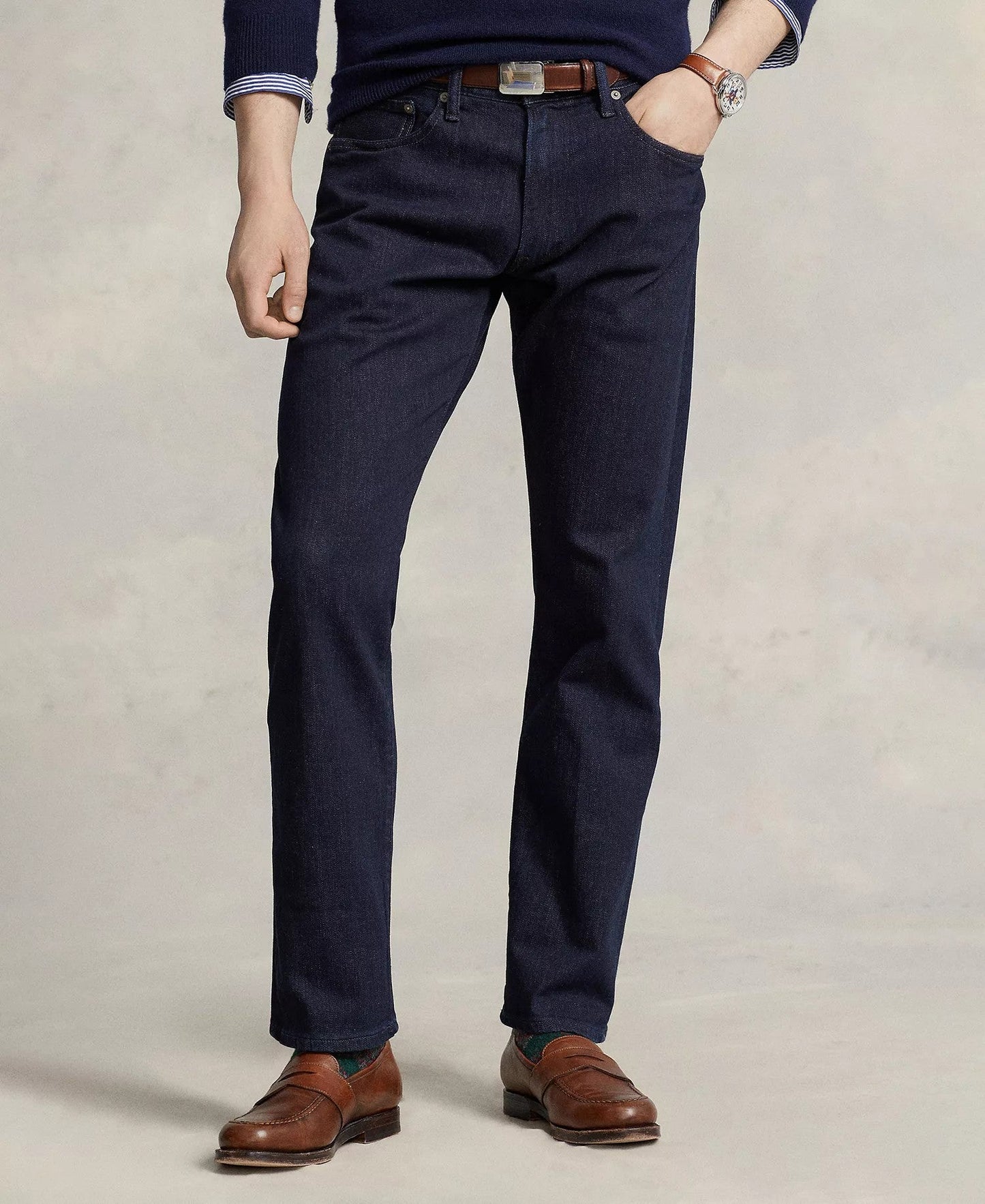 Polo Ralph Lauren Hampton Relaxed Straight Jeans (Miller Rinse)