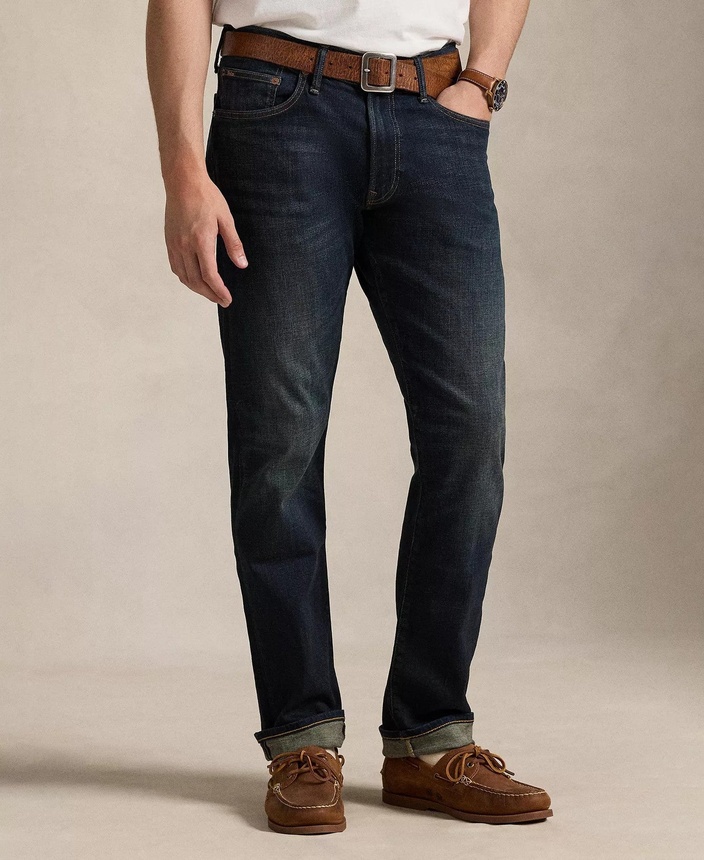 Polo Ralph Lauren Hampton Relaxed Straight Jeans (Murphy Dark)