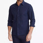 Untuckit Regular Fit Wrinkle-Free Castello Button-Up Shirt (Navy)