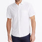 Untuckit Regular Fit Wrinkle-Free Short Sleeve Performance Gironde Button-Up Shirt (White)