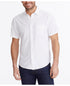 Untuckit Regular Fit Wrinkle-Free Short Sleeve Performance Gironde Button-Up Shirt (White)