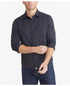 Untuckit Regular Fit Wrinkle-Free Performance Gironde Button-Up Shirt (Black)
