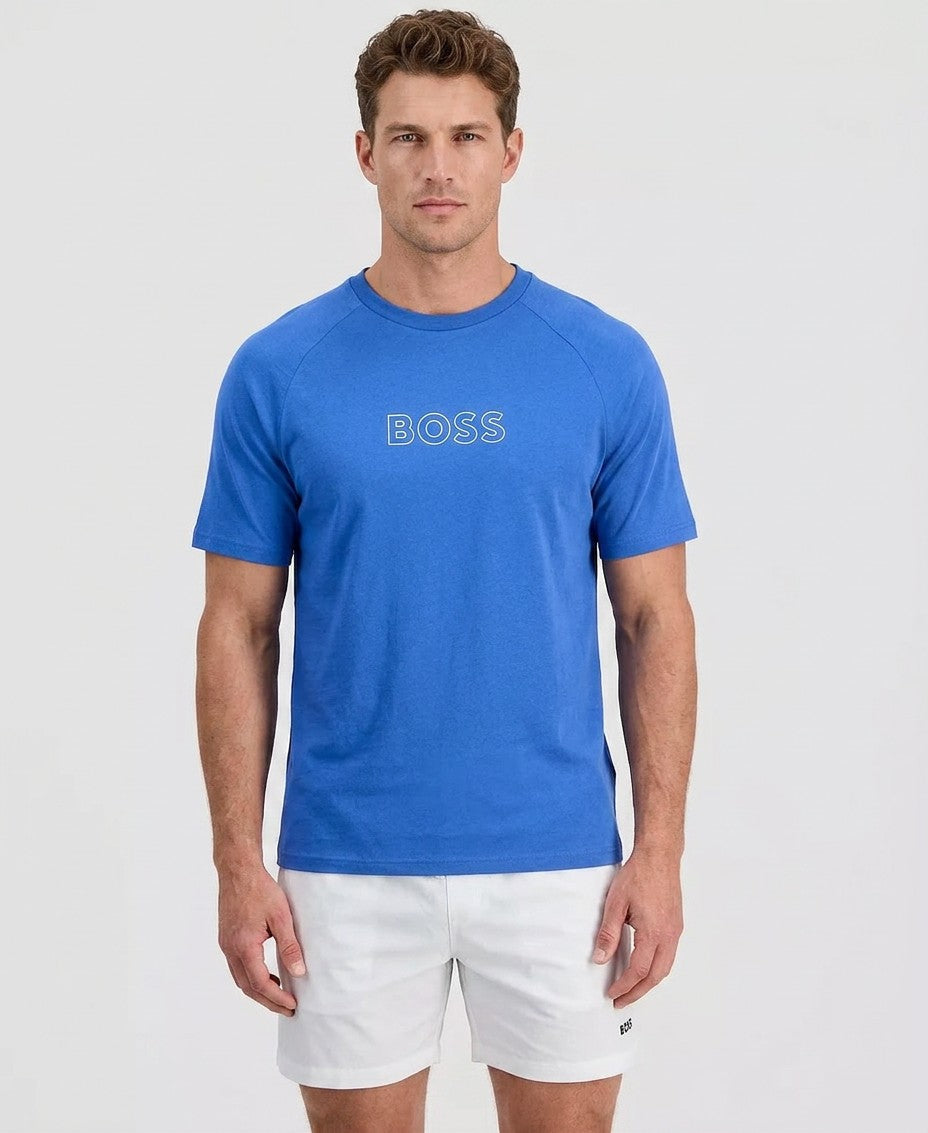 Boss By Hugo Boss Logo T-Shirt (Created for Macy's) (Blue)