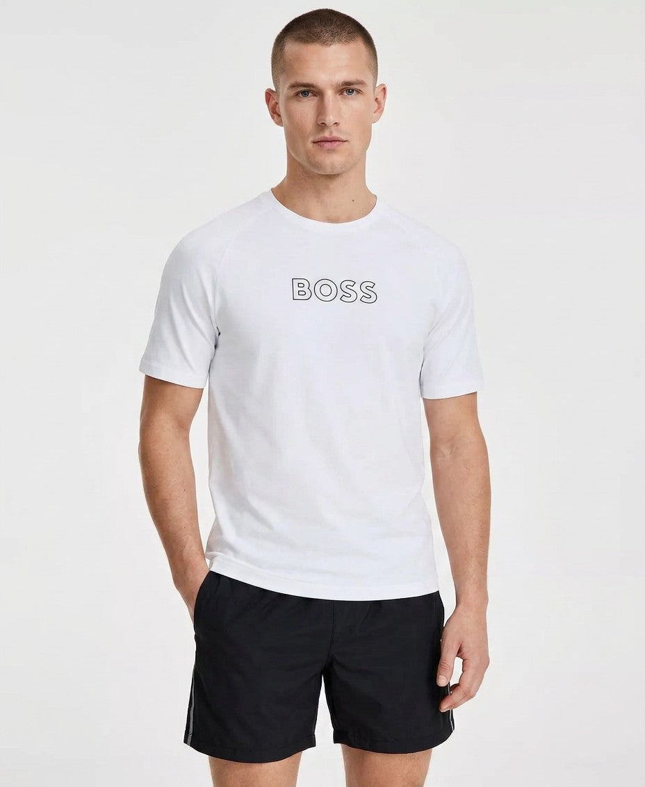 Boss By Hugo Boss Logo T-Shirt (Created for Macy's) (White)