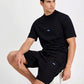 Hugo By Hugo Boss Regular Fit Logo Patch T-Shirt (Black)