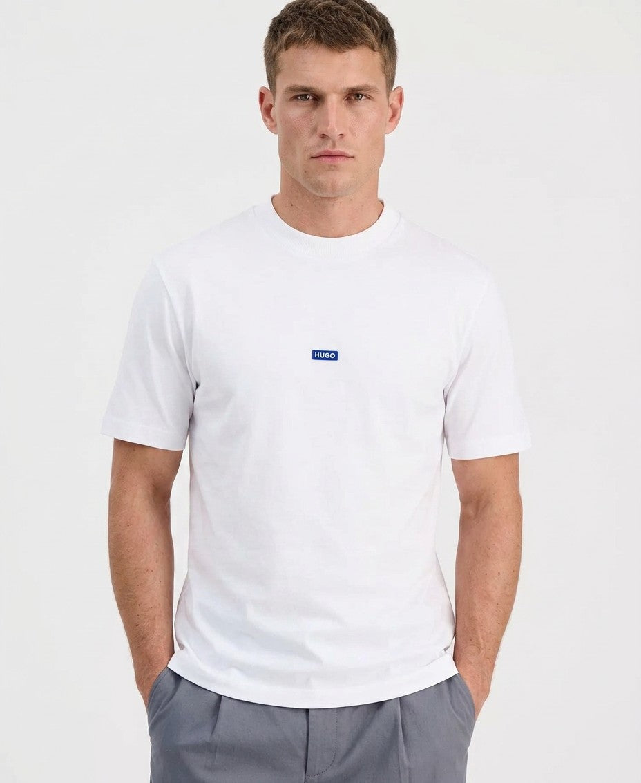 Hugo By Hugo Boss Regular Fit Logo Patch T-Shirt (White)