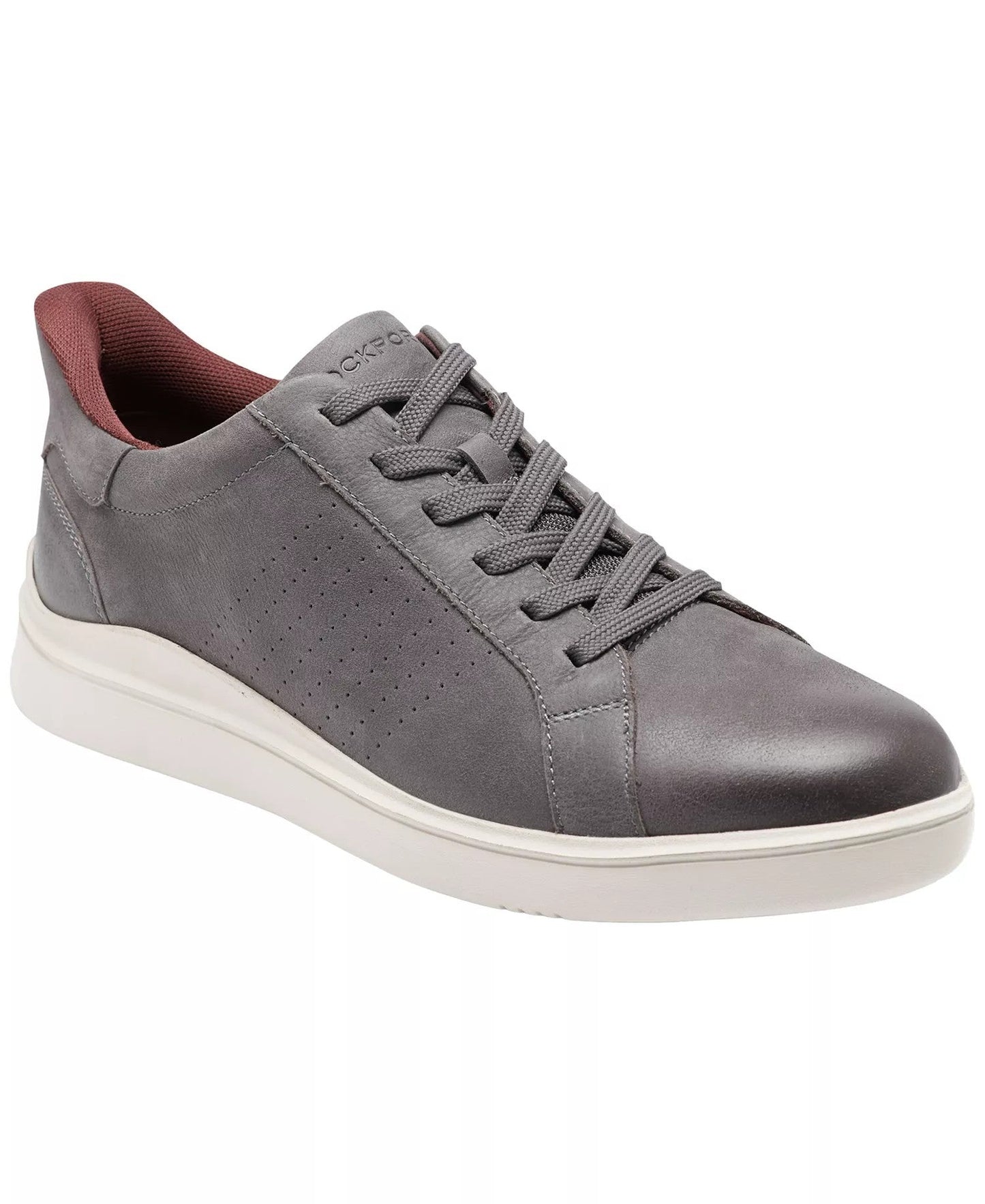 Rockport Tristen Step Activated Lace-Up Sneakers (Gray Leather)