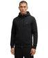Boss By Hugo Boss Logo Print Zip Up Hoodie (Black)