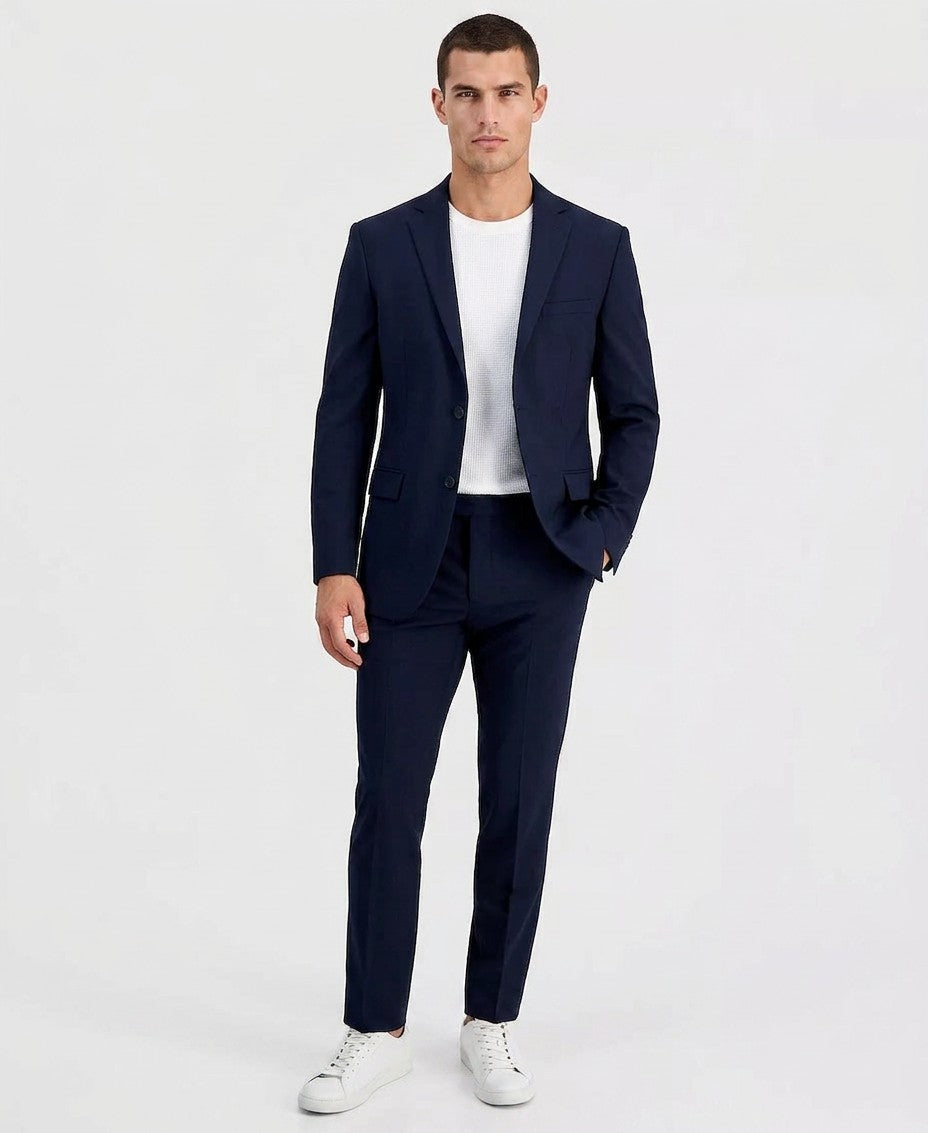 DKNY Modern Fit Nested Suit (Dark Navy)