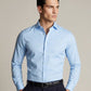 Charles Tyrwhitt Slim Fit Non-Iron Solid Twill Dress Shirt (Sky Blue)