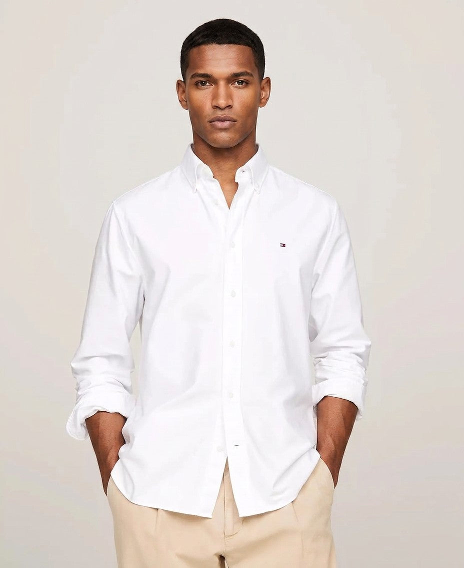 Tommy Hilfiger Regular Fit Heritage Oxford Shirt (Optic White)