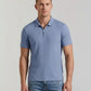 Perry Ellis Slim Fit Ribbed Knit 1 4 Zip Polo Shirt (Infinity)