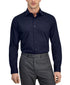 Alfani Temperature Regulating Solid Dress Shirt Slim Regular Fit (Blue Notte)