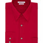 Van Heusen Poplin Dress Shirt Classic Athletic Fit (Flame)