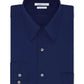 Van Heusen Poplin Dress Shirt Classic Athletic Fit (Persian Blue)