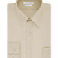 Van Heusen Poplin Dress Shirt Classic Athletic Fit (Stone)