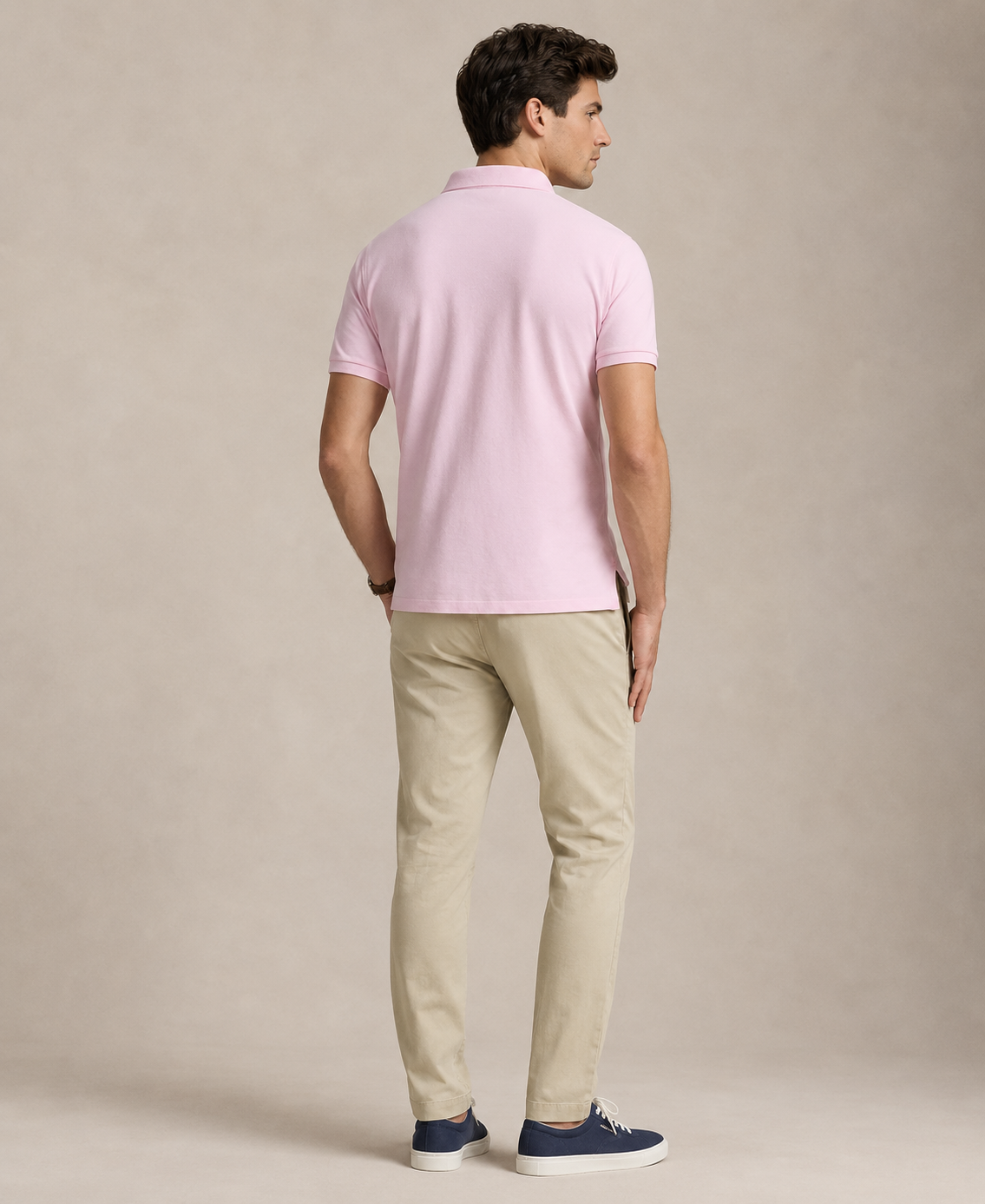 Polo Ralph Lauren mesh polo (Pink)