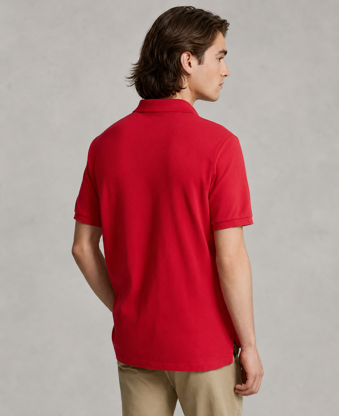 Polo Ralph Lauren mesh polo (Red)