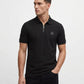 Boss By Hugo Boss Stretch Cotton Pique Slim Fit Polo Shirt (Black)