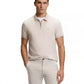 Boss By Hugo Boss Stretch Cotton Pique Slim Fit Polo Shirt (Open Gray)